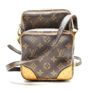 Authentic Louis Vuitton Amazon Brown Monogram Crossbody Bag mn592-021426
